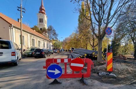 Strada Libertăţii din Oradea va rămâne închisă circulaţiei pe tronsonul dintre Aurel Lazăr şi Parcul Traian până la jumătatea lunii ianuarie