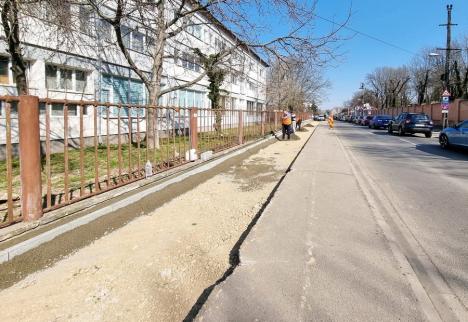 O pistă pentru biciclete va lega zona Universității din Oradea de noua sală polivalentă prin strada Islazului (FOTO)