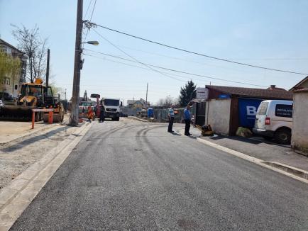 Strada Trotuşului din cartierul Ioşia este în curs de modernizare. Predarea, în aprilie (FOTO)