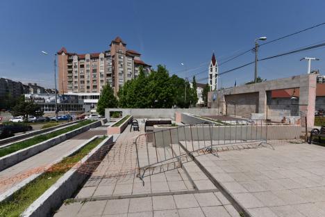 Fântâna arteziană de pe dealul Păcii din Oradea a intrat în reabilitare (FOTO)
