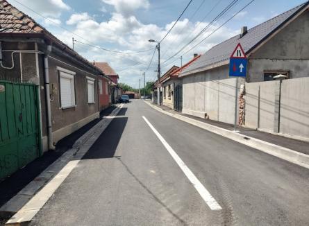 Strada Trotuşului din Oradea a fost modernizată pe o lungime de 374 de metri (FOTO)