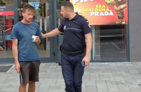 Poliţiştii locali au ridicat din Oradea 33 de cerşetori și oameni ai străzii numai în weekend