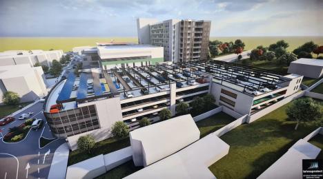 Parcarea supraetajată de la Spitalul Judeţean Oradea va costa circa 10 milioane de euro. Vezi cum va arăta!