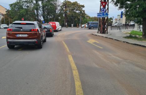 Circulați, vă rog! Cea de-a doua bandă de intrare pe podul Dacia dinspre Calea Averescu din Oradea a fost dată în folosință (FOTO)