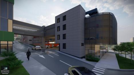 O „scumpete” de lucrare. Construcția parcării de la Spitalul Județean Oradea a fost scoasă la licitație pentru 48,1 milioane lei (FOTO)
