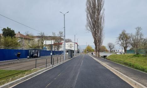 Strada Făgărașului din Oradea a fost asfaltată. În ce stadiu sunt lucrările la noul pod peste Peța (FOTO/VIDEO)