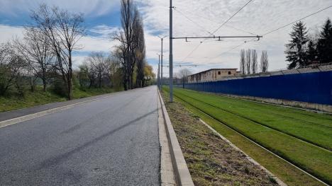 Strada Făgărașului din Oradea a fost asfaltată. În ce stadiu sunt lucrările la noul pod peste Peța (FOTO/VIDEO)