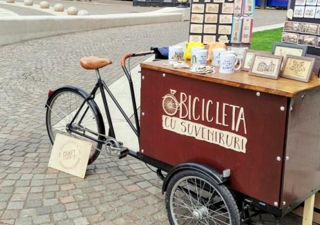 Bicicletă cu suveniruri, în Oradea. De unde vor putea turiștii să îşi cumpere „amintiri”