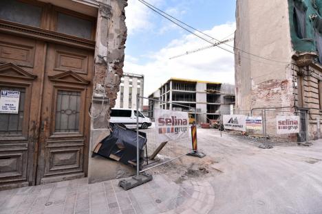 Proiect cu schimbări. Faţada parcării din strada Iosif Vulcan va fi modificată pentru a avea un aspect simetric (FOTO)