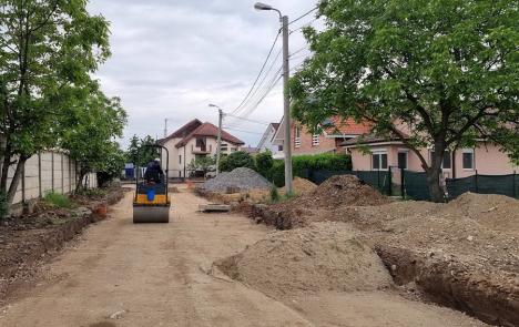 Lucrări de modernizare străzi, în valoare de 1,3 milioane de lei, în cartierele Luceafărul şi Veteranilor (FOTO)