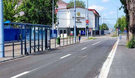 Strada Făgăraşului, care leagă zona Universităţii de Parcul 22 Decembrie din Oradea, a fost dată în circulaţie (FOTO / VIDEO)