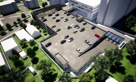Licitaţia mega-parcării de la Spitalul Judeţean din Oradea a fost contestată de o firmă din grupul Selina (FOTO)