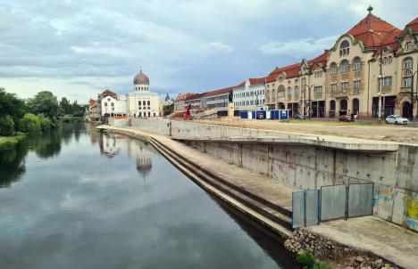 Amenajarea unei noi promenade pe malul Crişului Repede va începe în iulie (FOTO)