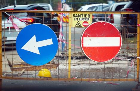 Se restricționează circulația pe încă şase străzi din Oradea. Vezi aici pe care! (FOTO)