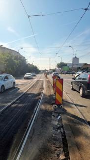 De ce nu circulă tramvaiele pe Bulevardul Decebal din Oradea (FOTO)