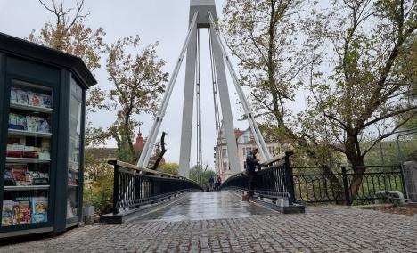 Modernizarea Podului Intelectualilor din Oradea se va încheia săptămâna viitoare. Vezi cum arată! (FOTO/VIDEO)