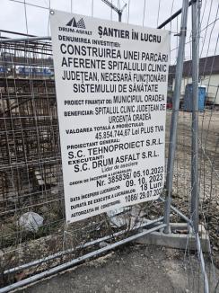 Contra-cronometru: Constructorii noii policlinici a Spitalului Judeţean din Oradea au de finalizat lucrări de 9 milioane lei până la sfârşitul anului (FOTO)