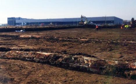 Construcția viitoarei fabrici Stihl din Oradea a început cu săpăturile arheologice