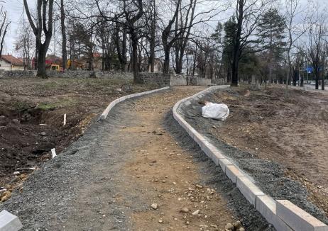 Mai repede cu două luni: Lucrările de modernizare a Parcului Petőfi ar putea fi terminate în luna mai (FOTO)
