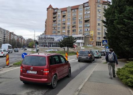 Asfaltarea străzii Eroului Necunoscut din Oradea provoacă ambuteiaje. Va mai dura aproape două săptămâni (FOTO)