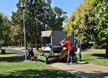 Parcul Olosig va avea pistă din tartan pentru alergare cel târziu săptămâna viitoare (FOTO)