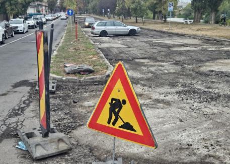 Şcoala în şantier: Prima zi de cursuri s-a lăsat cu ambuteiaje în lanţ pe arterele către zona centrală a Oradiei (FOTO)