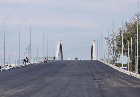 Pasajul rutier din Calea Borşului ar putea fi deschis circulaţiei luna viitoare (FOTO)