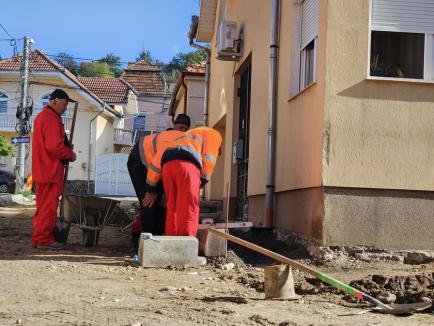 Nu se mai termină! Strada Delavrancea din centrul Oradiei este în lucru de patru ani (FOTO)