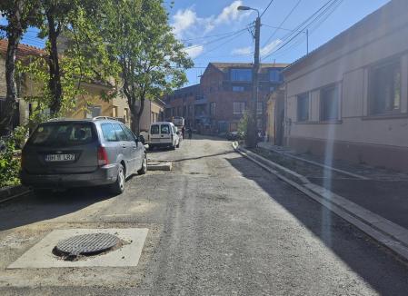 Nu se mai termină! Strada Delavrancea din centrul Oradiei este în lucru de patru ani (FOTO)