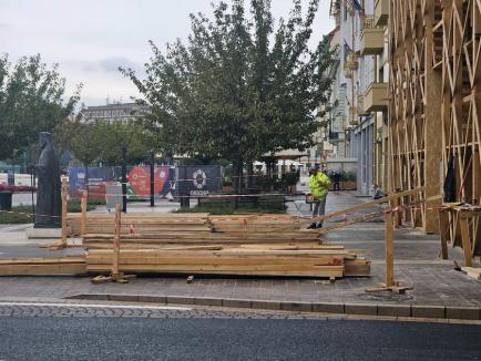 Biserica cu Lună din Oradea, în reabilitare. Lucrările vor trebui finalizate până pe 1 decembrie (FOTO)