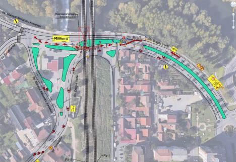 Demontarea podurilor de cale ferată din zona Silvaș va restricționa timp de trei zile circulația auto pe strada Dragoș Vodă