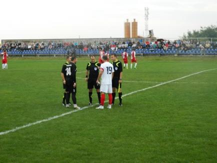 FC Bihor a cucerit primul punct din noua ediţie de campionat: 1-1 la Pâncota, cu Şoimii (FOTO)