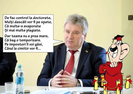 Doctorii, la control: Universitatea din Oradea, obligată să ia la verificat toate tezele de doctorat