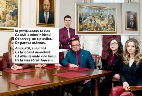 Rămâi tablou! Ce „opere de artă” și-a pus avocatul Răzvan Doseanu pe pereții biroului