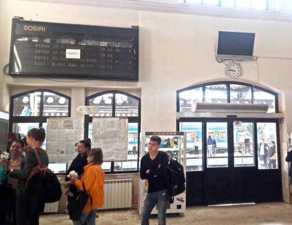 Gara tăcerii: Mersul Trenurilor stă în loc în Gara Centrală din Oradea