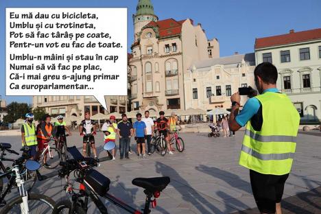 Pedalează cu Miluţ: Cum au 'deturnat' pesediştii o întrunire a bicicliştilor în scop electoral (FOTO)