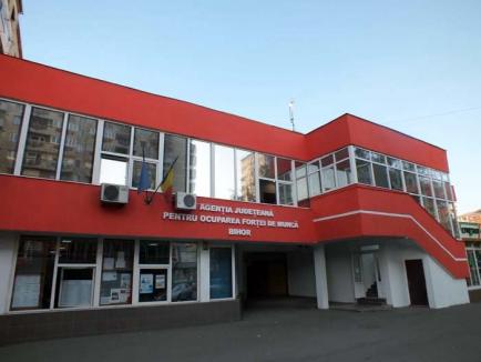 Roşu de şomer: Şeful PSD-ist al AJOFM Bihor a zugrăvit sediul instituţiei în roşu