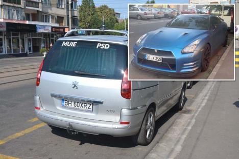 Poliţiei îi place sexul? Prin Oradea circulă o maşină cu plăcuţe de înmatriculare 'SEX'!