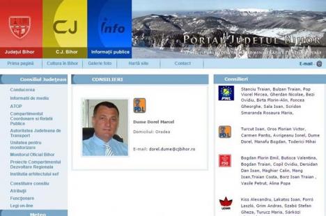 Site cu Dume: Portalul Consiliului Judeţean oglindeşte o realitate paralelă