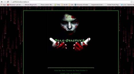 Poliţie sub atac: Site-ul Poliţiei Locale a fost "hackerit"