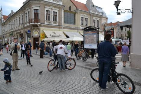 Orădenii, delectaţi cu sunet de fanfară în centrul oraşului (FOTO)