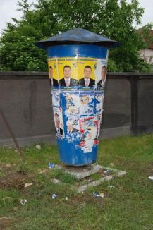Primarul de Beiuş, acuzat că şi-a lipit afişe pe casa contracandidatului PDL (VIDEO)