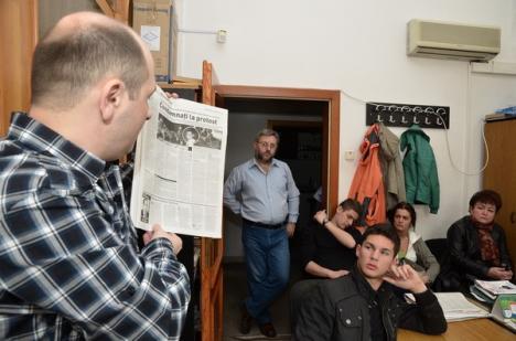 Liceeni pasionaţi de jurnalism, în vizită la BIHOREANUL (FOTO)