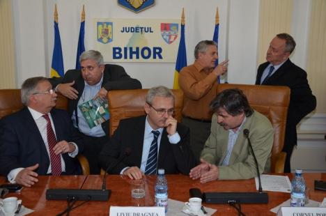 Dragnea a venit la Oradea să semneze finanţarea unui proiect de peste 18 milioane euro început de Kiss (FOTO)