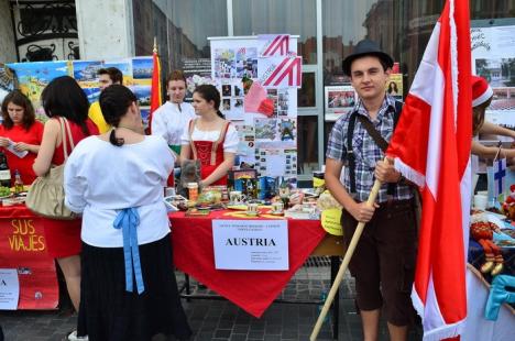 Carnaval european pe străzile Oradiei: Elevii au promovat unitatea în Europa (FOTO/VIDEO)