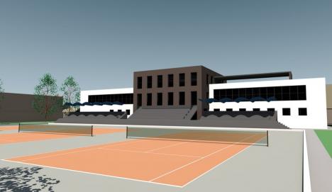 Baza Voinţa: 2 în 1 - Primăria vrea şi parcare supraetajată, şi 7 terenuri de tenis modernizate (FOTO)
