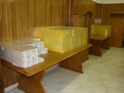 Ţigări de contrabandă în valoare de 20.000 de euro, descoperite în cutii de Cocolino (FOTO)