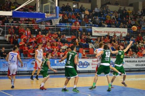 CSM Oradea a câştigat cu 103-69 meciul cu Chiajna. Mezinul Andrei Ciordaş a înscris 11 puncte (FOTO)