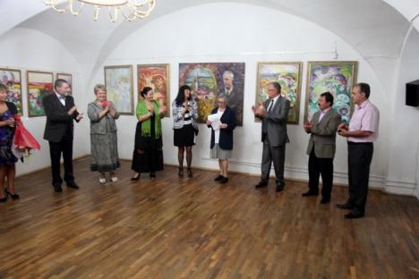 Pictoriţa orădeană Stela Marta şi-a expus lucrările la Muzeul Brukenthal din Sibiu