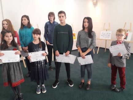 Făuritorii Marii Uniri - Portrete și fapte nemuritoare: zeci de elevi bihoreni au fost premiați pentru picturile lor (FOTO)